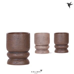 Keramische Pot Kolibri Home Vintage Pot brown mix
(8 Plants/Order)(9cmP 14cmH)