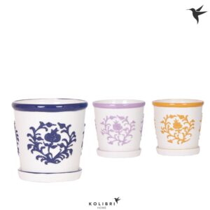 Keramische Pot Kolibri Home Malaga Pot mix
(4 Plants/Order)(12cmP 14cmH)