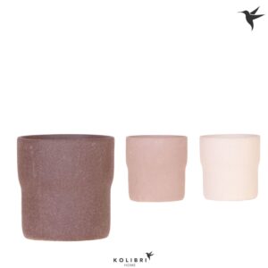 Keramische Pot Kolibri Home Rustic Pot sand mix
(8 Plants/Order)(9cmP 11cmH)