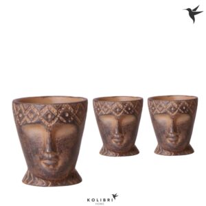 Keramische Pot Kolibri Home Totem Mask Pot
(12 Plants/Order)(6cmP 8cmH)