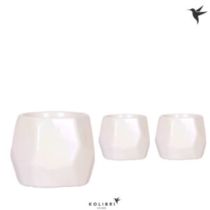 Keramische Pot Kolibri Home Pearl Pot travertine
(5 Plants/Order)(9cmP 11cmH)