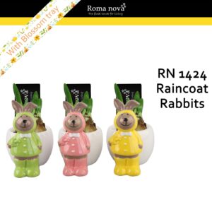 Narcissus Arrangement 1424 - Raincoat Rabbits (Tete a Tete)
(8 Plants/Order)(10cmP 13cmH)