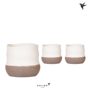 Keramische Pot Kolibri Home Imperfect Bag Pot
(4 Plants/Order)(12cmP 13cmH)