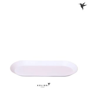 Huis and Tuindecoratie Kolibri Home plate oval white
(10 Plants/Order)(18cmP 5cmH)