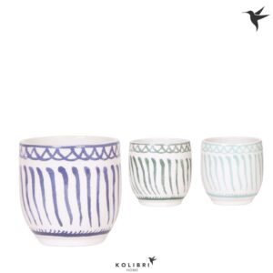 Keramische Pot Home Granada blue mix
(6 Plants/Order)(9cmP 11cmH)
