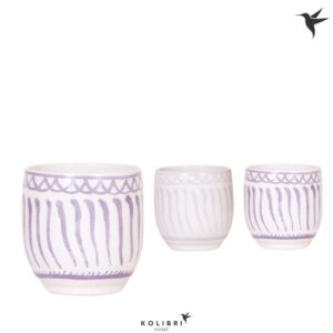 Keramische Pot Home Granada lilac mix
(6 Plants/Order)(9cmP 11cmH)